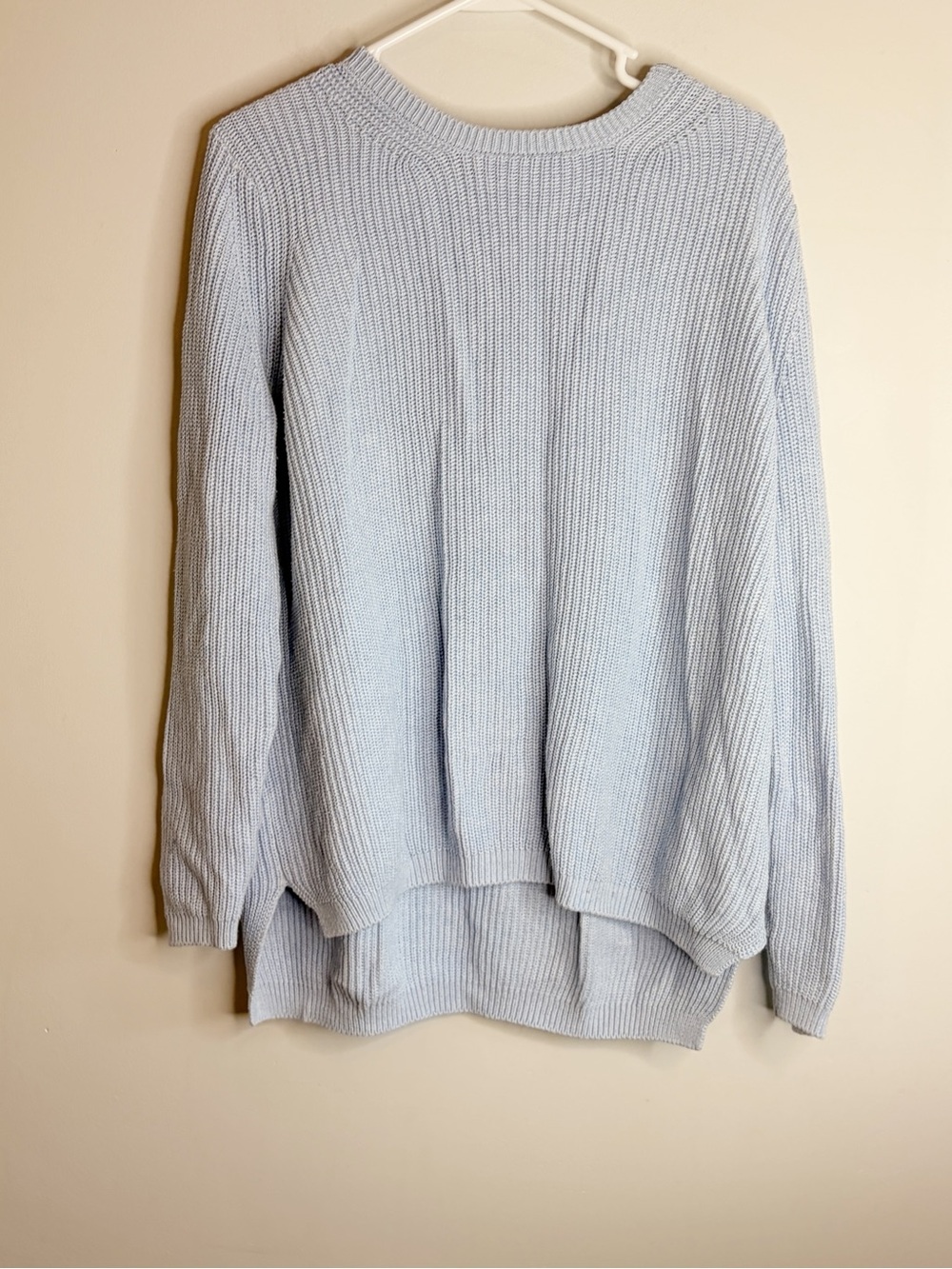 525 America Light Blue Women's Knit Sweater - Crewneck Pullover